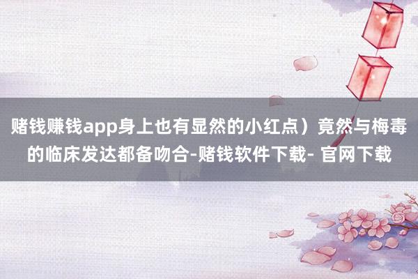 赌钱赚钱app身上也有显然的小红点）竟然与梅毒的临床发达都备吻合-赌钱软件下载- 官网下载